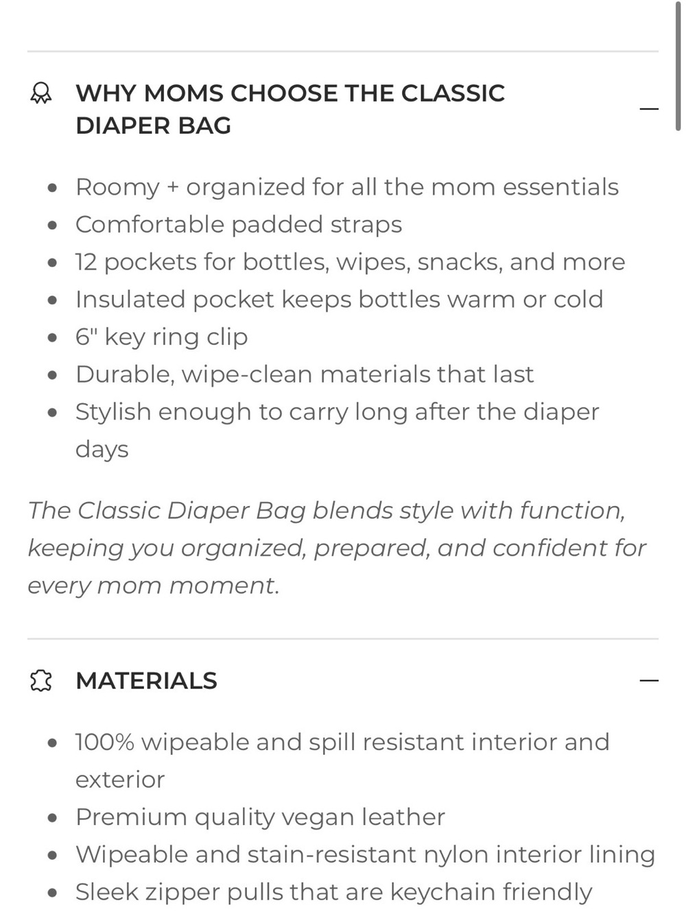 Freshly Picked classic diaper bag II sage - Picture 10 of 10